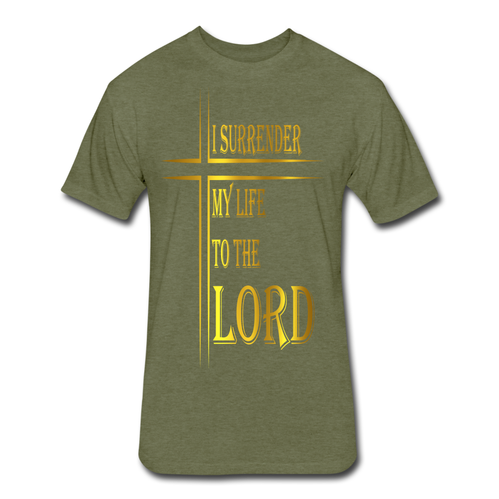 Surrender to the Lord - heather military green