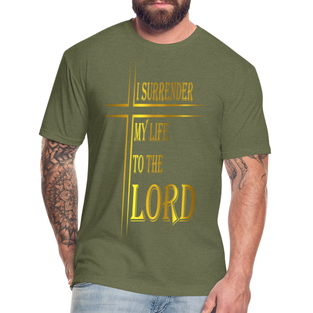 Surrender to the Lord - heather military green