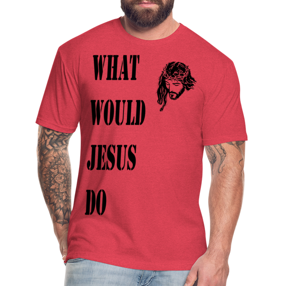 WWJD Shirt - heather red