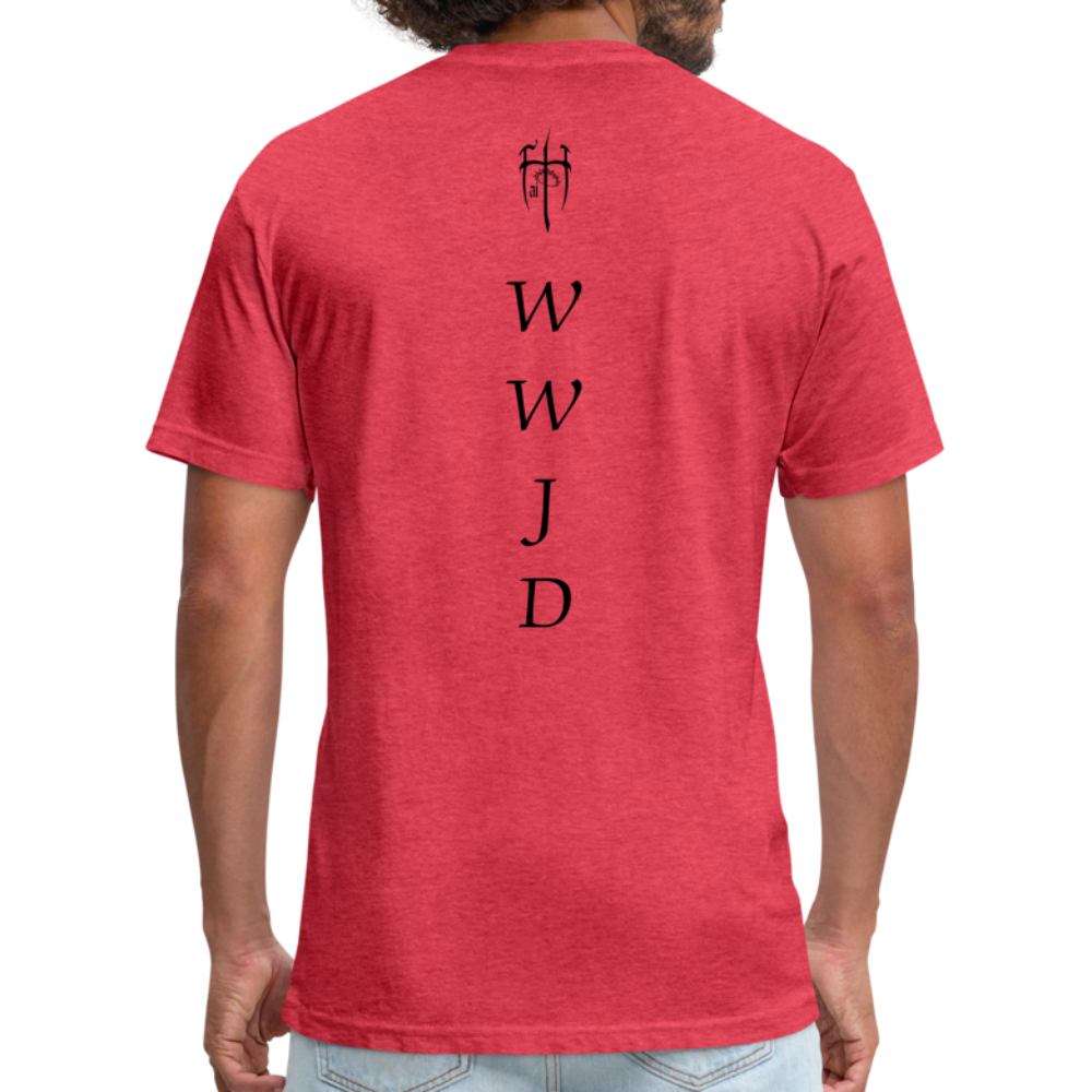 WWJD Shirt - heather red