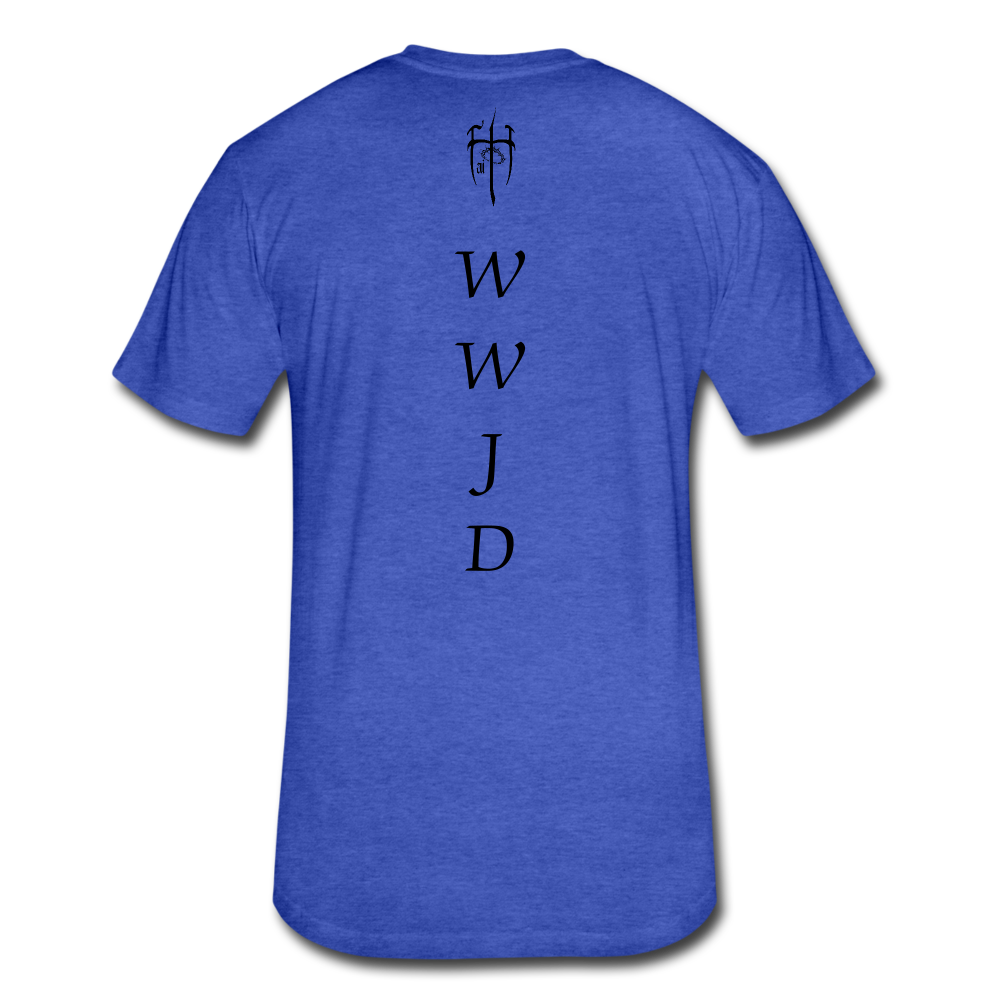 WWJD Shirt - heather royal