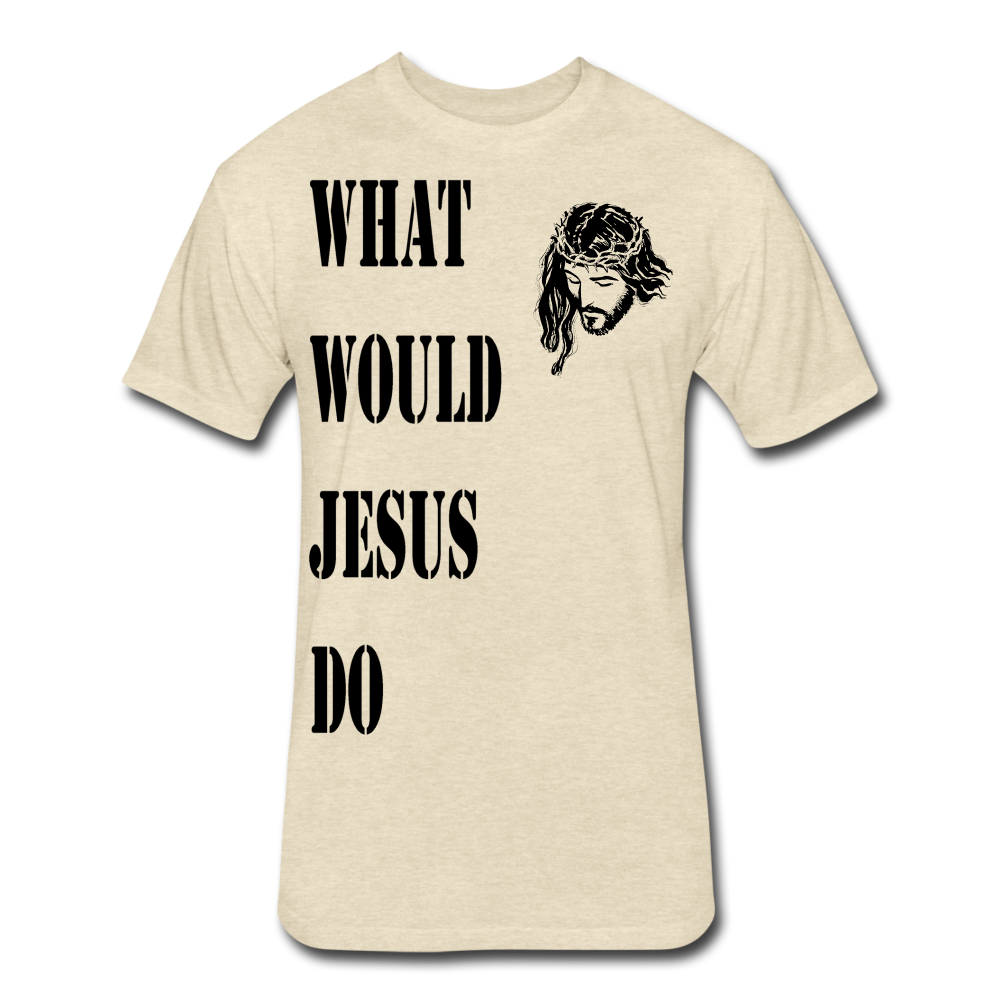 WWJD Shirt - heather cream