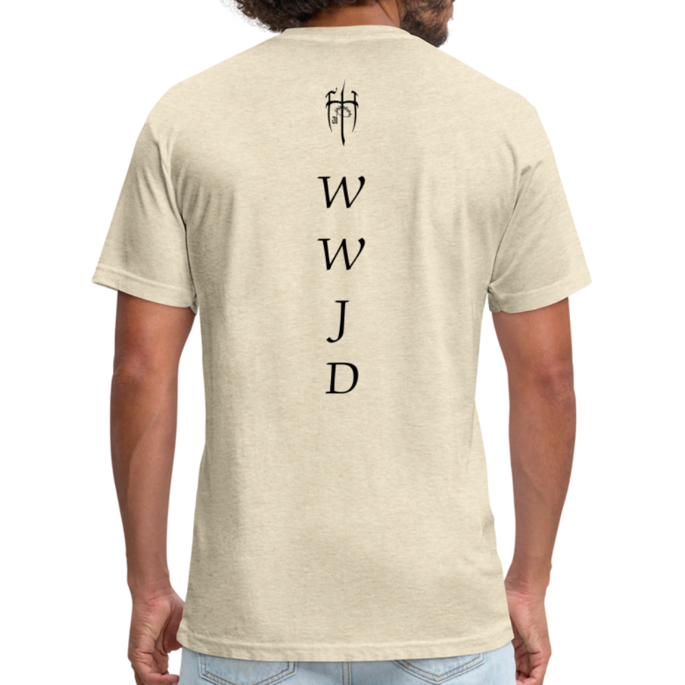 WWJD Shirt - heather cream