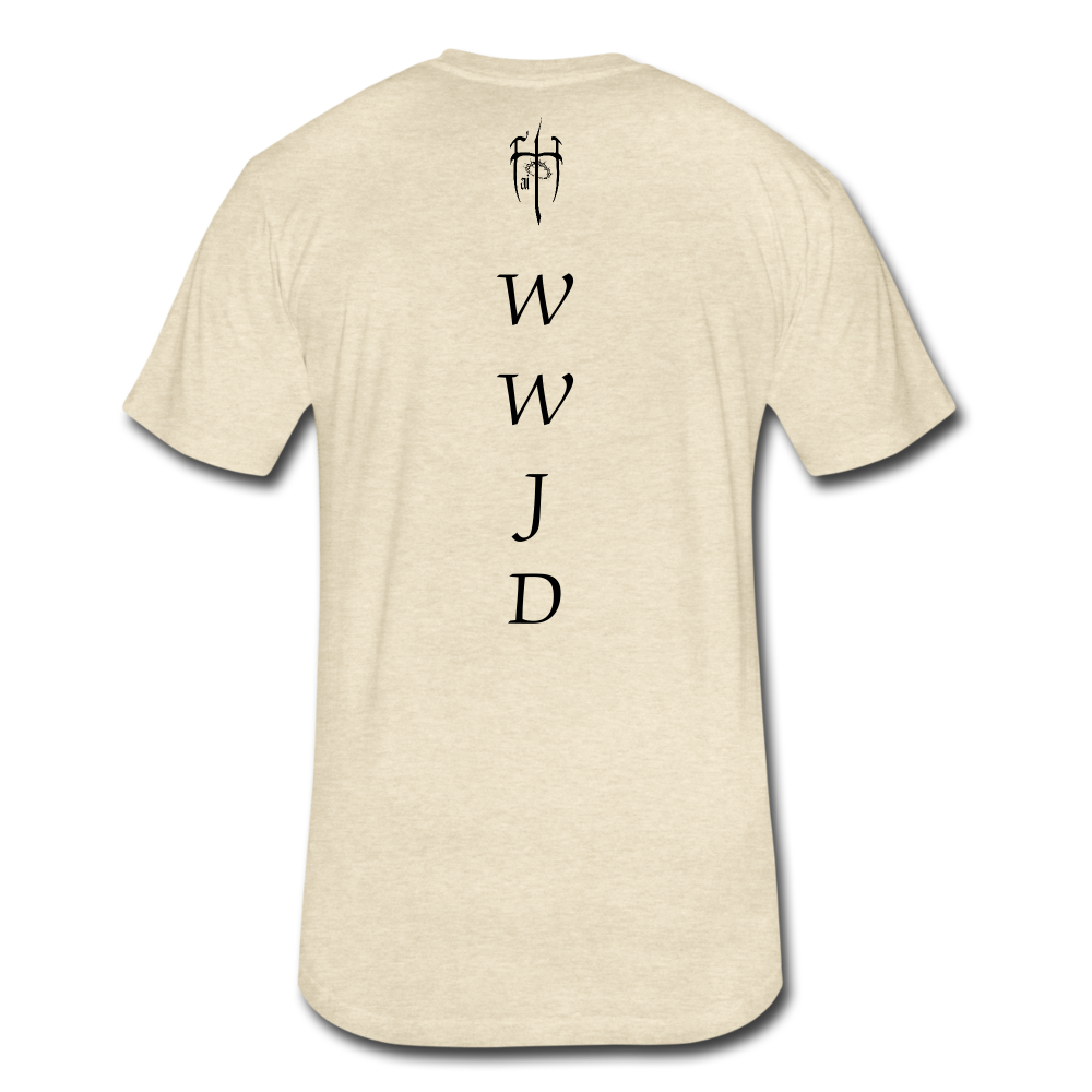 WWJD Shirt - heather cream