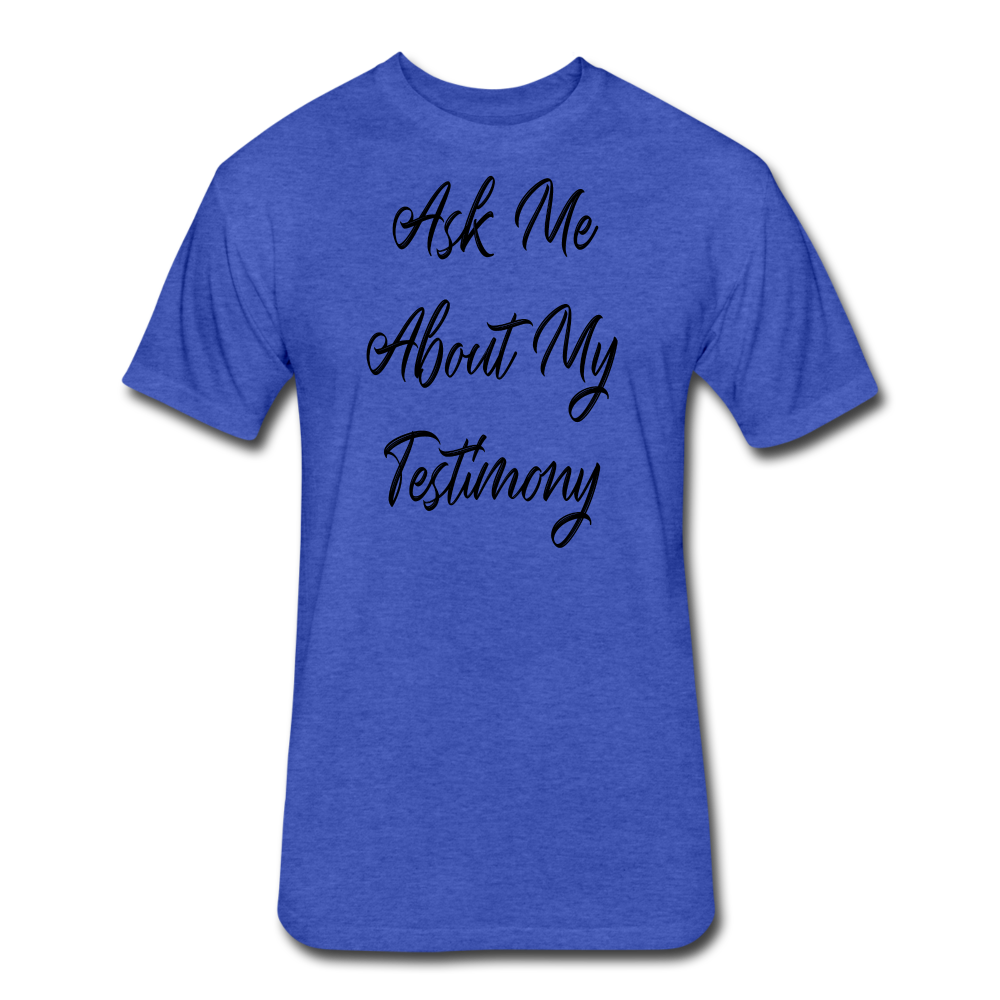 Testimony Black Lettering - heather royal