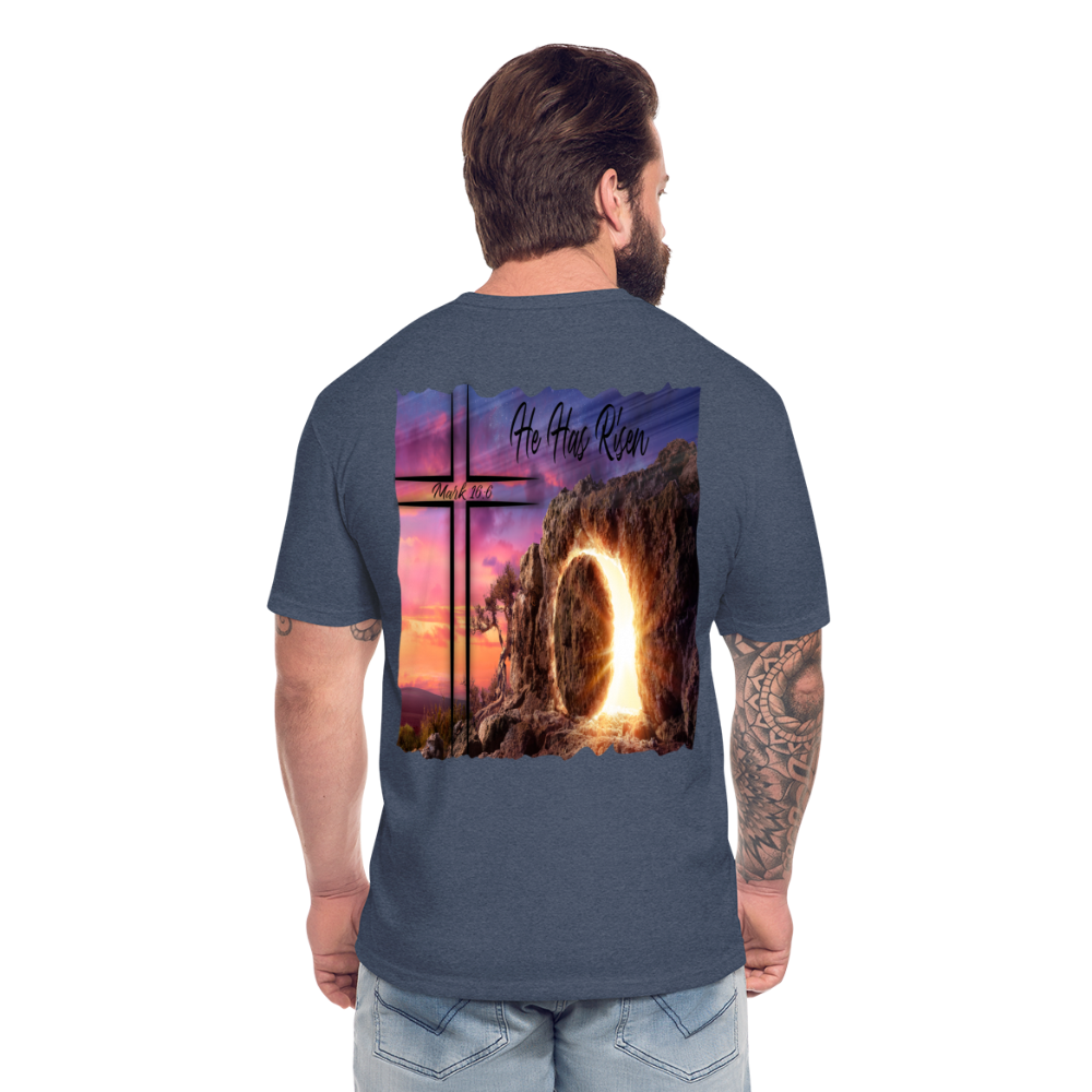 He Has Risen - Flash Sale - heather navy